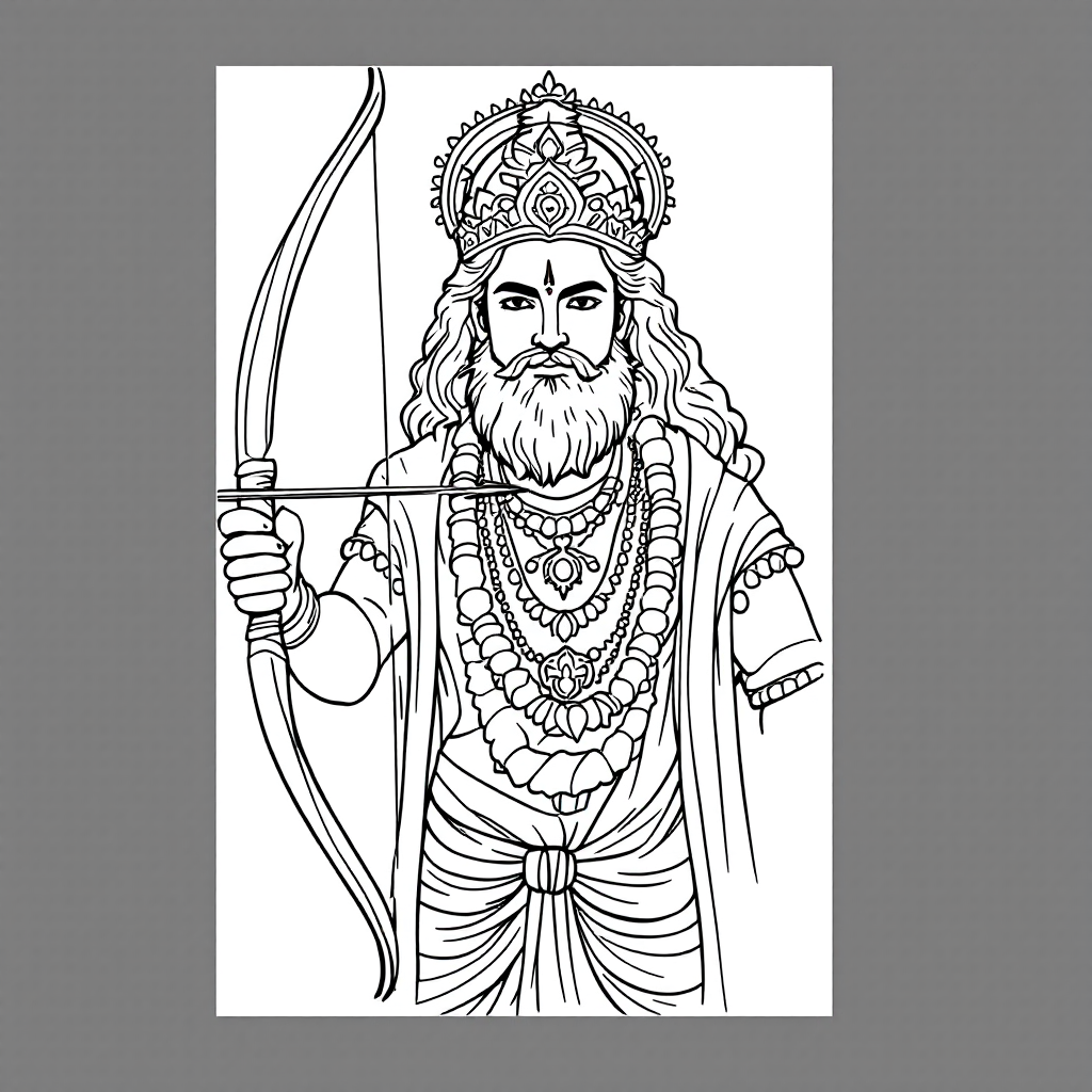 Deity Coloring: Kartikeya Victory