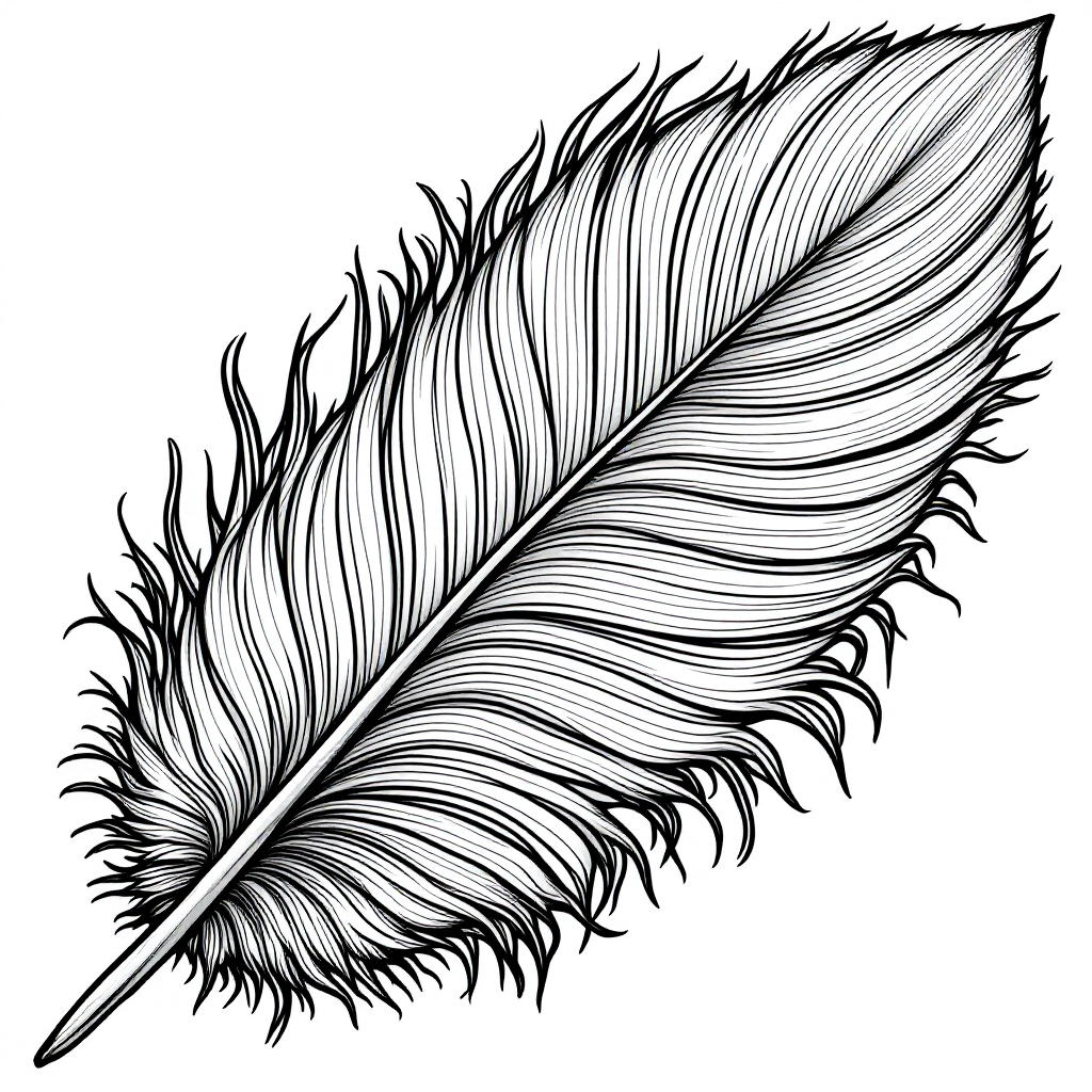 Nature Coloring: Feather Collection