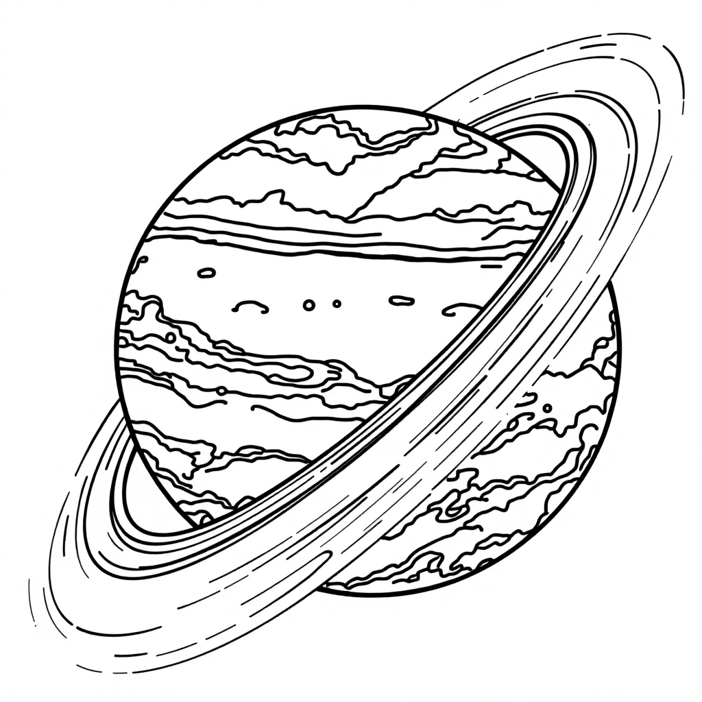 Universe Coloring: Uranus Tilt