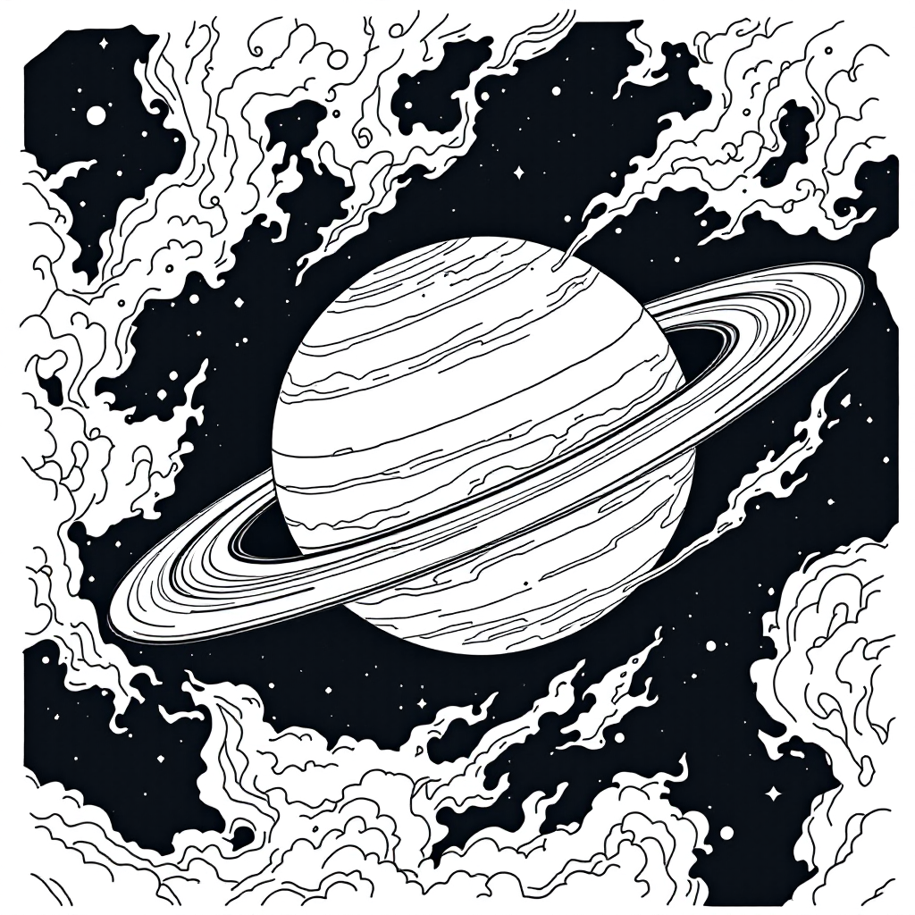 Universe Coloring: Neptune Winds