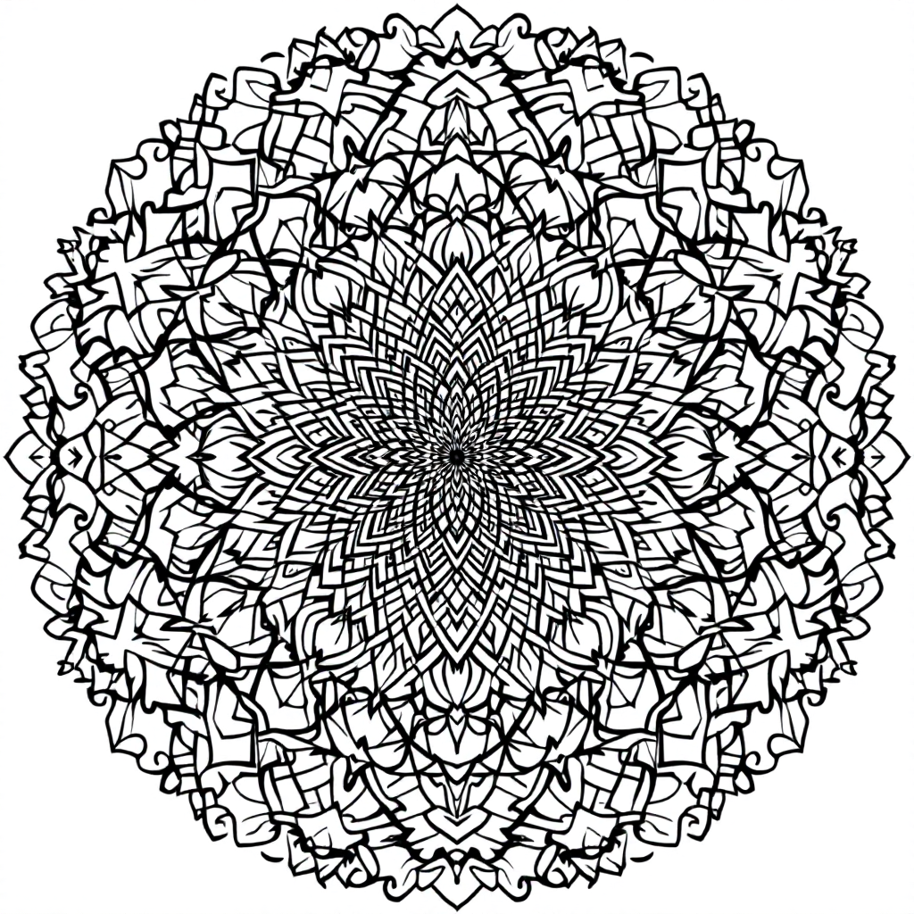 Mandala Coloring: Mandala of Mandalas