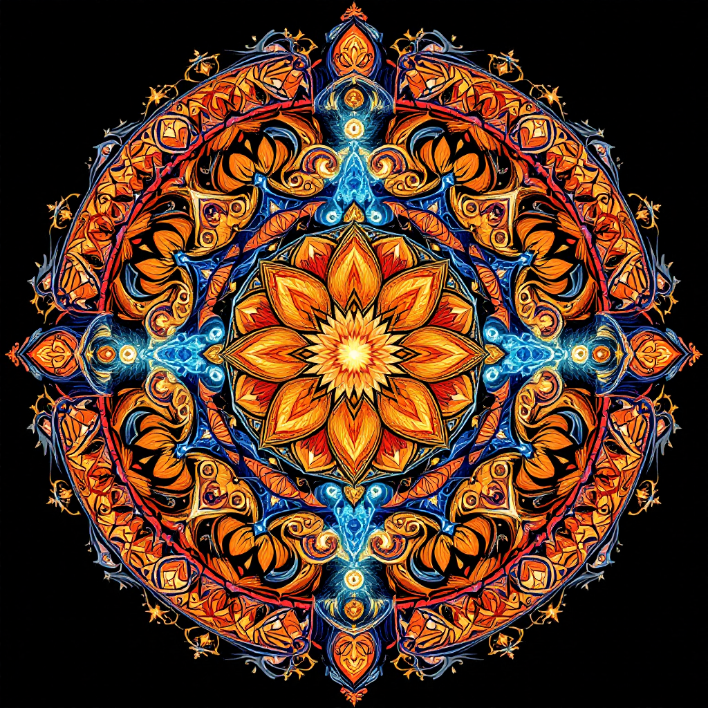 Sacral Chakra Mandala (Svadhisthana)