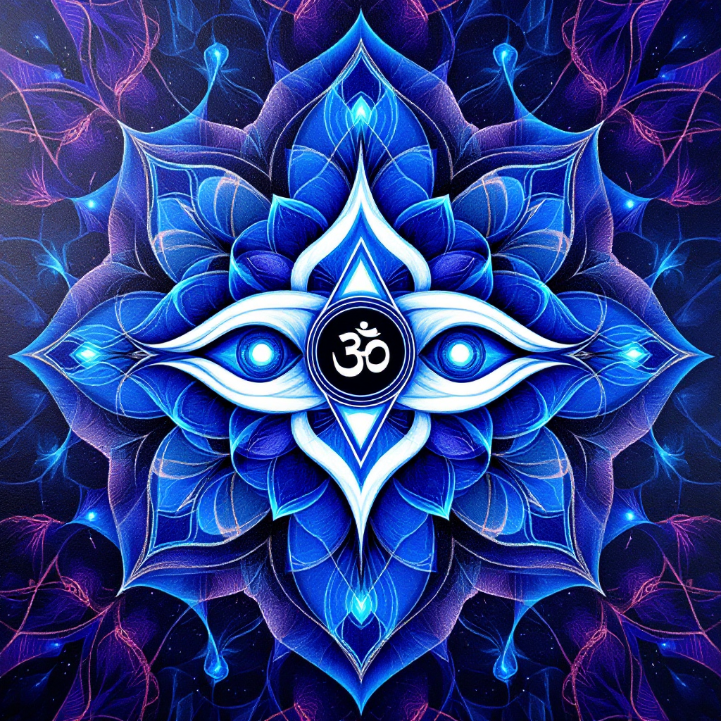 Third Eye Chakra Mandala (Ajna)
