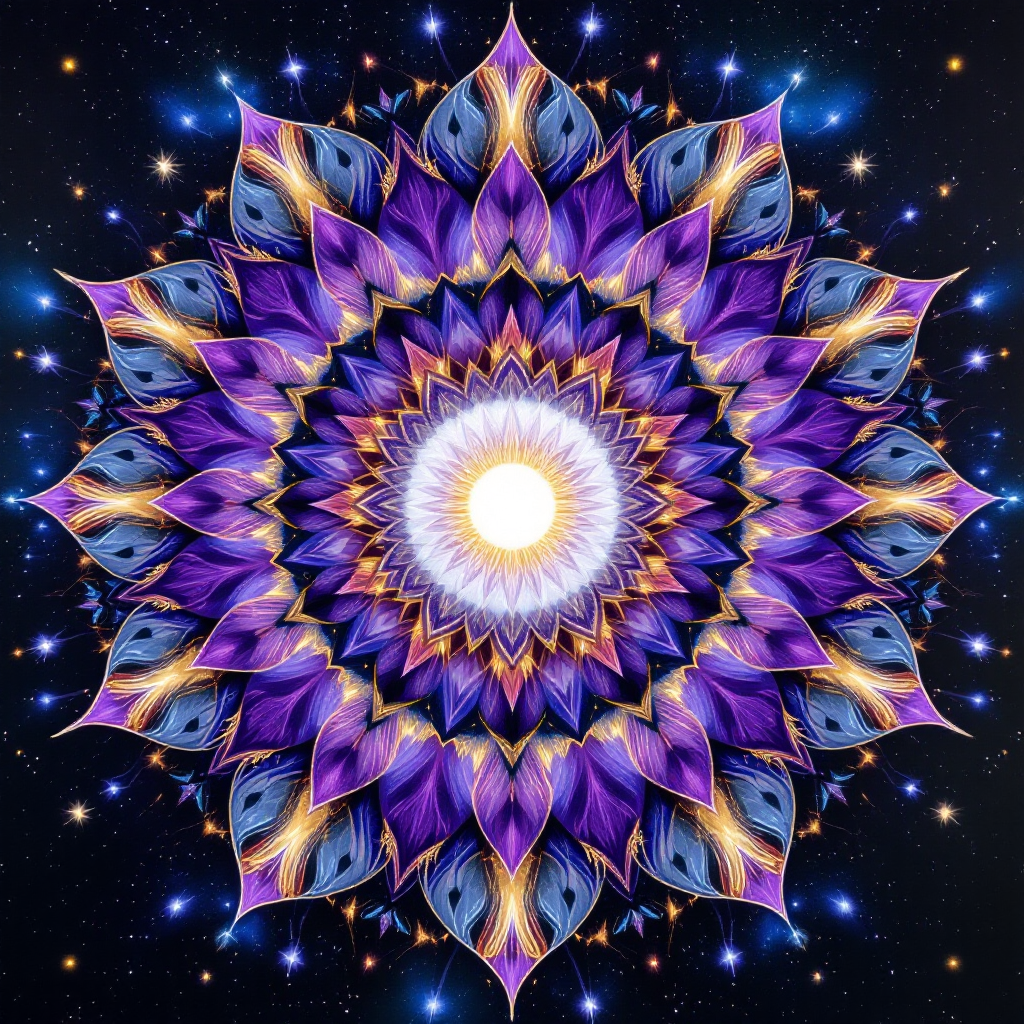 Crown Chakra Mandala (Sahasrara)