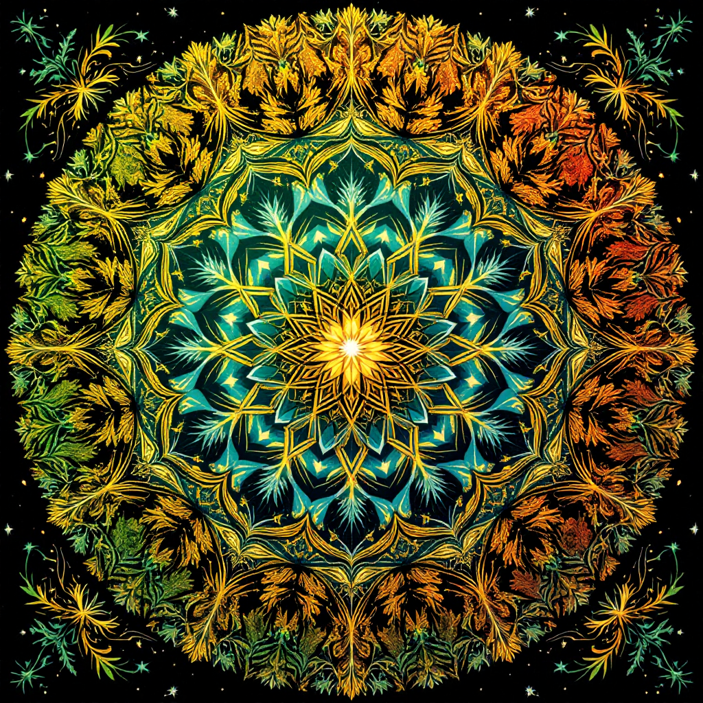Seasonal Cycle Mandala
