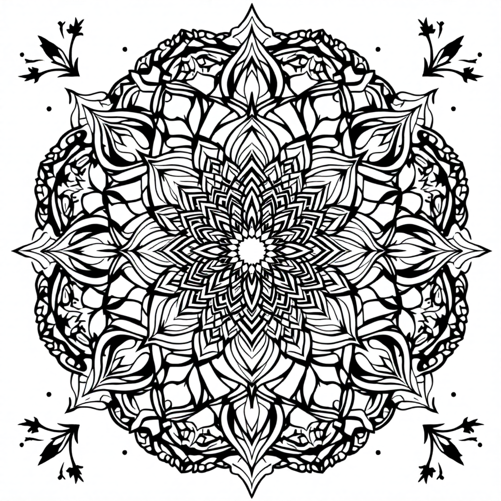 Yantra Coloring: Peace Meditation Yantra