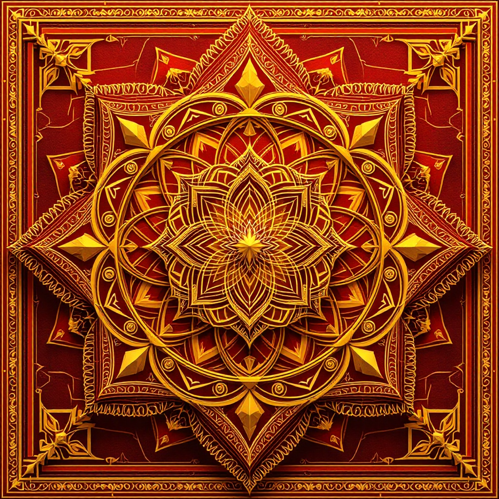 Durga Bisa Yantra (20-Petaled)